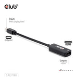 Club 3D CAC-1188 Videoadapterkabel 9cm Sort