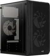 AeroCool CS-107-A-BK-v2 Tower Micro ATX Sort
