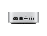 Apple Mac Mini M4 - 16 GB RAM, 256 GB SSD, 10-Core Processor, Wi-Fi 6E, macOS Sequoia 15.0 - Sølv