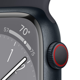 Apple Watch Series 8 45mm Midnat (GPS + Cellular) – Brugt