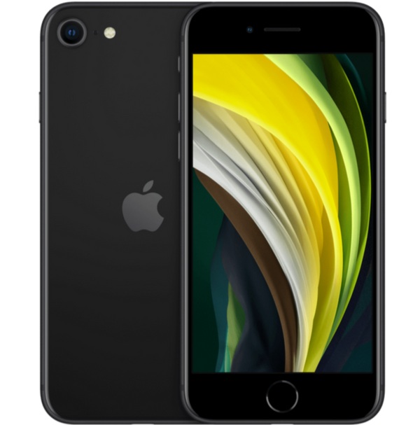 Apple iPhone SE 2020 64 GB Sort Brugt