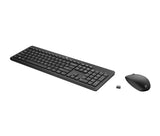 HP 235 Sæt med mus og tastatur Pressestempel Trådløs Pan Nordic