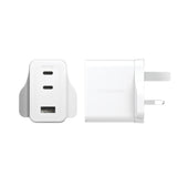 empower by PanzerGlass Turbo UK 70W GaN Adapter 2xUSB-C+USB-A