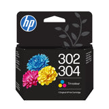 HP 302/304 Tri-color Original Cyan, Magenta, Gul