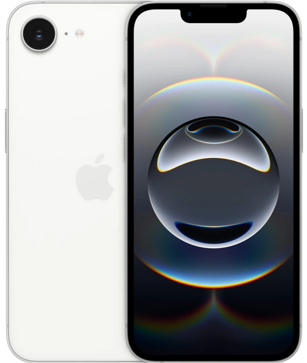 iPhone 16e 128GB Hvid Fabriksny