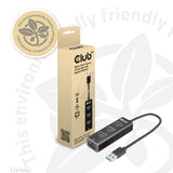 Club 3D CSV-1430A 4-in-1 USB-A Gen 1 Hub Sort