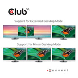 Club 3D CSV-1564W65 USB-C Dockingstation med 65W strømforsyning Sort