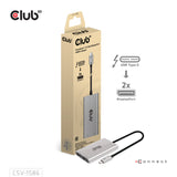 Club3D Thunderbolt 3 til 2xDisplayport - 4K (Dual monitor)