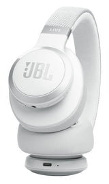 JBL LIVE 770NC Trådløs Kablet Hovedtelefoner Hvid Fabriksny