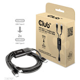 Club 3D CAC-1527 USB-C Y kabel 1.83m 100W Sort