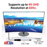 Club 3D CAC-1180 Mini DisplayPort 1.4 til HDMI 2.0a adapter Sort