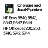 HP 62XL Sort 600 sider Blæk C2P05AE