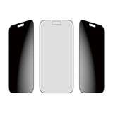 PanzerGlass 2-Way Privacy Skærmbeskytter til iPhone 17 Pro Max Fabriksny