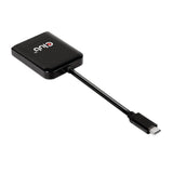Club 3D CSV-1555 USB-C gen 2 til 2xDisplayPort videoadapter Sort