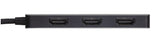 Club 3D CSV-1554 USB-C With DP-Alt mode til 3xHDMi videoadapter Sort Fabriksny