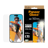 PanzerGlass Anti-Reflective Armor Skærmbeskytter til iPhone 17 / iPhone 16 Pro Fabriksny
