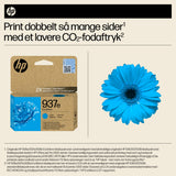 HP 937e EvoMore Cyan 1650 sider Blæk