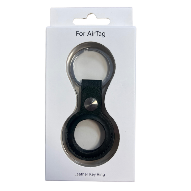 Airtag Læder Nøglering
