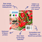 Epson 503 XL Multipack Sort Gul Cyan Magenta Blæk C13T09R94020