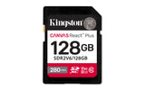 Kingston Canvas React Plus SDXC UHS-II Memory Card 128GB 280MB/s