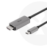 Club 3D CAC-1010 USB-C Gen2 to HDMI aktiv adapterkabel 3m Grå