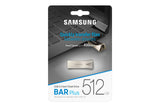 Samsung BAR Plus MUF-512BE3 512GB USB 3.2 Gen 1 USB stick Sølv