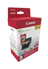 Canon CLI 551XL C/M/Y/BK Photo Value Pack Sort Gul Cyan Magenta 660 sider Blækbeholder / papirsæt