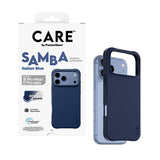 CARE by PanzerGlass Samba Beskyttelsescover til iPhone 18 Pro Max, iPhone 17 Pro Max Italian Blue Fabriksny