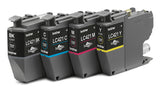 Brother LC 421 Sort Gul Cyan Magenta 200 sider Blæk
