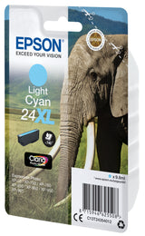 Epson 24XL Cyan 740 sider Blæk C13T24354012