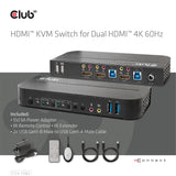 Club 3D CSV-1382 KVM / audio-switch Desktop