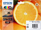 Epson 33XL Multipack Sort Gul Cyan Magenta Foto-sort Blæk C13T33574011