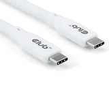 Club 3D USB4 USB Type-C kabel 2m Hvid Fabriksny