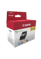Canon CLI 551 BK/C/M/Y Multipack Sort Gul Cyan Magenta Blækbeholder