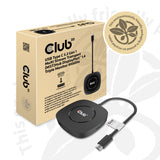 Club 3D CSV-1550 USB-C gen 1 til 3xDisplayPort videoadapter Sort