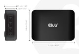 Club3D CAC-1918 GaN Travel Charger 240Watt 4xUSB-C PD Sort