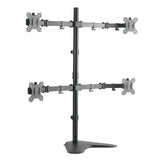 LogiLink Quad Monitor Desk Stand Stativ 4 LCD displays 13-32