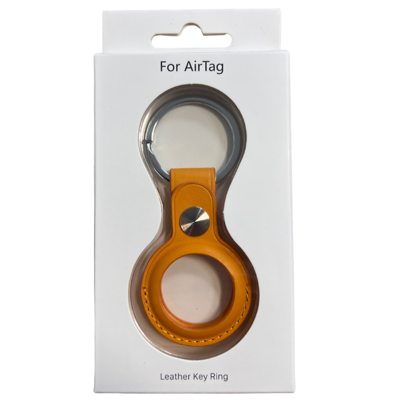 Airtag Læder Nøglering