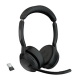 Jabra Evolve2 55 MS Stereo Trådløs Høretelefoner Sort Fabriksny