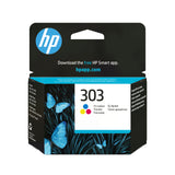 HP 303 Farve (cyan, magenta, gul) 165 sider Blæk T6N01AE