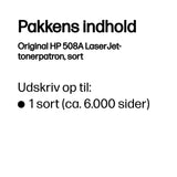 HP 508A Sort 6000 sider Toner CF360A