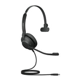 Jabra Evolve2 30 MS Mono Kablet Høretelefoner Sort