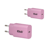 Club 3D CAC-3021 30Watt Strømforsyningsadapter Pink 2 stk.