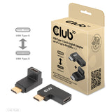 Club 3D CAC-1528 USB-C Gen 2 vinkel adapter kit Sort