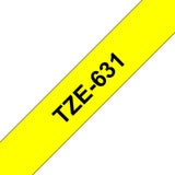 Brother TZe 631 Lamineret bånd (1,2 cm x 8 m) 1kassette(r)