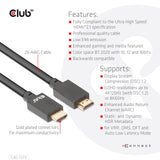 Club 3D CAC-1375 HDMI 2.1 kabel 5m Sort