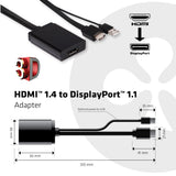 Club 3D CAC-1517 USB-C 3.1 til DisplayPort 1.2 kabel 1.2m Hvid