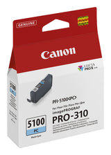 Canon PFI 5100 PC Fotocyan Blækbeholder
