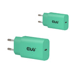 Club 3D CAC-3024 30Watt Strømforsyningsadapter Grøn 2 stk.