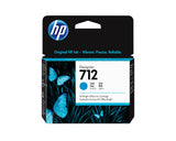 HP 712 Cyan Blæk 3ED67A